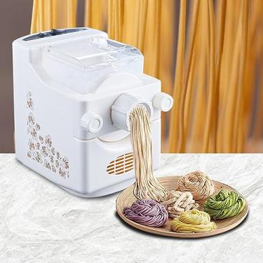 Imagem de MáQuina EléTrica De Fazer MacarrãO, MáQuina AutomáTica De Fazer MacarrãO, Fabricante De MacarrãO-9 Moldes/500g Grande Capacidade- Para Espaguete Fettuccine Penne Lasanha,A