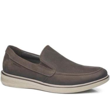 Imagem de Sapato Casual Pegada Masculino em Couro Chocolate 126112-05-Masculino