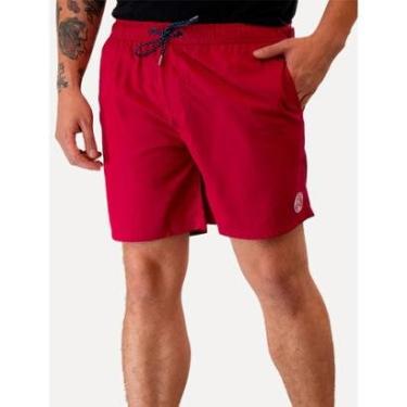 Imagem de Short Original Penguin Masculino D'Água Basic Patch Vermelho-Masculino