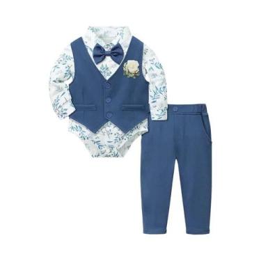 Imagem de Conjunto De Roupa Para Batizado De Menino, Traje Formal Para Páscoa, I