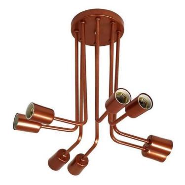Imagem de Lustre Pendente Plafon Sputnik London 8 Braços E27 Bivolt - Bela Home 