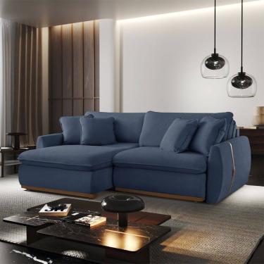 Imagem de Sofa cama Retratil e Reclinavel Inova 190 cm Braco 15 cm Meu Sofa Online
