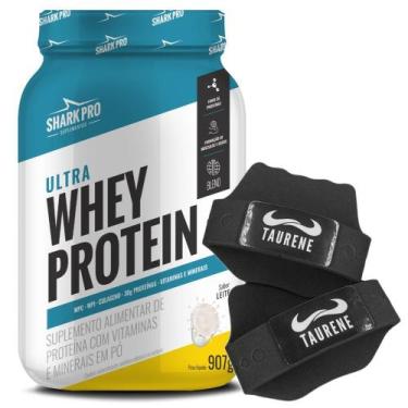 Imagem de Whey Isolado Concentrado Leite 907g Luva - Shark Pro - SharkPro