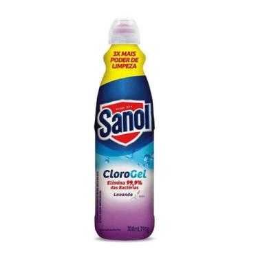 Imagem de CLOROGEL SANOL LAVANDA 700ml 2163