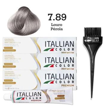 Imagem de 3 Unidades Coloração 7.89 Louro Pérola  Itallian Color - Itallian Hair