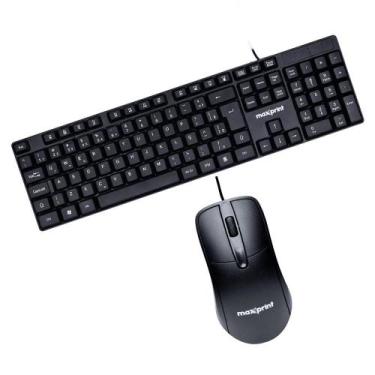 Imagem de Kit Teclado e Moue USB Office Easy Cor Preto ABNT2 Maxprint