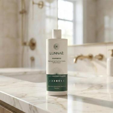 Imagem de Shampoo reconstrutor queratina hidrolisada 300ml- lunnaè - Lunnae