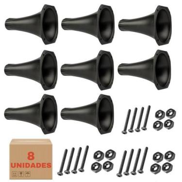 Imagem de Kit 8 Corneta LC 14-25 Som Automotivo Com Parafusos Atacado - PERMAK