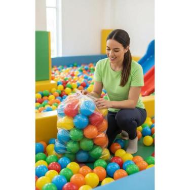 Imagem de 100 Bolinhas Piscina Infantil 7cm Coloridas Seguras - Congratulations 