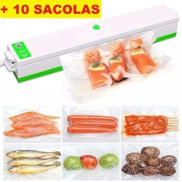 Imagem de Seladora Vácuo Freshpack Pro Embaladora Alimentos + Sacolas - oem, 220