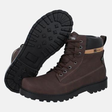 Imagem de Bota Masculina Coturno Cr Shoes 9002, Marrom, 38