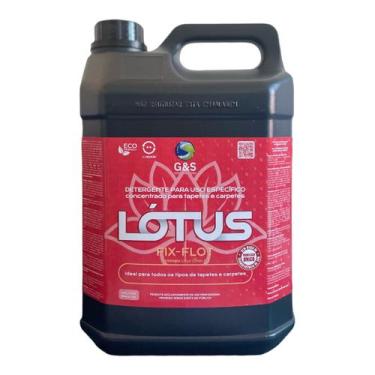 Imagem de Detergente Concentrado Tapete e Carpete Fix Flot 5l G&S Lótus - G & S 
