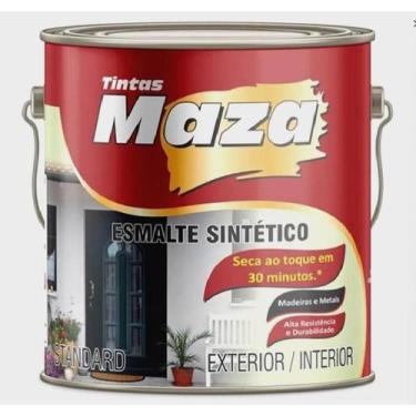 Imagem de Esmalte Sintético Fosco Maza Preto 3,6L