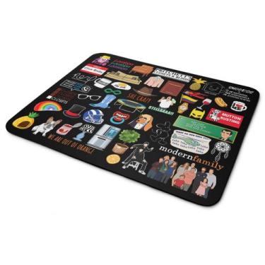 Imagem de Mouse Pad Geek Icons Moments - Modern Family - Preto - JPS INFO