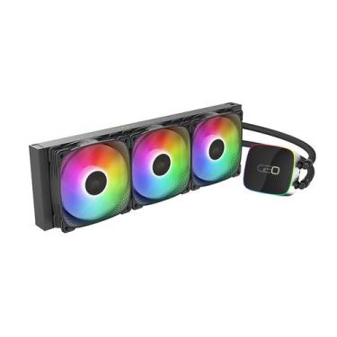 Imagem de Water cooler geometric future junior eskimo neon 36 argb 360mm amd/int
