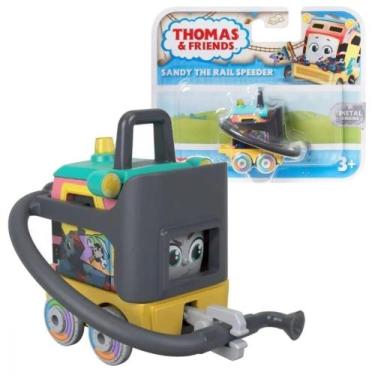 Imagem de Trem Metalizado Sandy The Rail Speeder - Thomas e Seus Amigos - Hmc33 