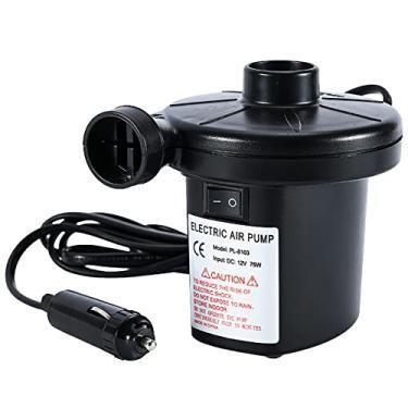 Imagem de Compressor de Ar Portátil Inflator e Deflator 12v 3 Bicos - Generic
