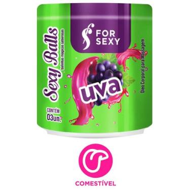 Imagem de Bolinhas Explosivas Sabores For Sexy Oral Massagem Tri-Ball Sex Shop