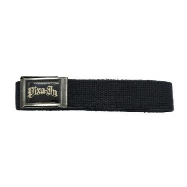Imagem de Cinto Pixain Hip Hop Big Preto Canelado Low Rider PIX-293 Cor:PretoTam