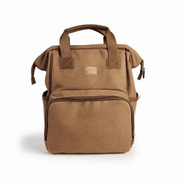 Imagem de Mochila de Maternidade Just Baby Multifuncional Bear Marrom, Marrom