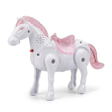 Imagem de Cavalo Brinquedo Anda Sozinho Cavalinho Luz Som Infantil Interativo Pi