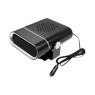Imagem de Aquecedor Elétrico Automotivo 12V 24V Com Ventilador Desembaçador De P