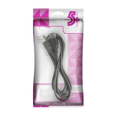 Imagem de Cabo Extensor 5+ USB A Macho X A Femea 2.0, 1.80Mts
