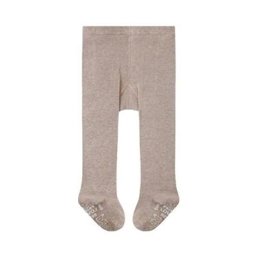 Imagem de Leggings De Bebê Em Cor Sólida Para O Outono, Meias De Tricô Com Laço 