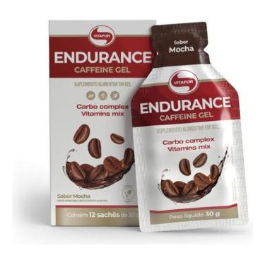 Imagem de Suplemento Endurance Caffeine Gel Mocha 12 Sachês Vitafor Mo - Congrat