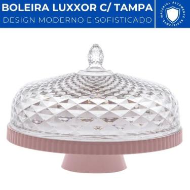 Imagem de Boleira Luxxor Transparente Acrílico c/ Base Plástica 33cm - Paramount