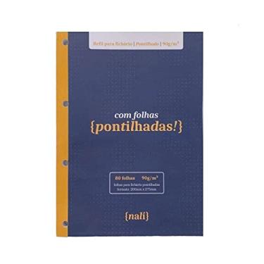 Imagem de Bloco para Fichário Branco A4 Quadriculado 90g Nali