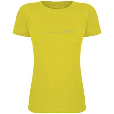 Imagem de Camiseta Lupo T-Shirt Básica Feminina 77052-003 3160-Amarelo XG