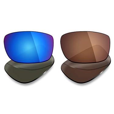 Imagem de 2 pares de lentes polarizadas de substituição da Mryok para óculos de sol Oakley Splinter – Opções