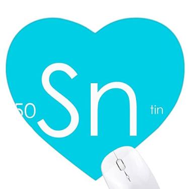 Imagem de Chestry Elements – Mousepad de borracha para mesa de menstruação de metais ruins e coração