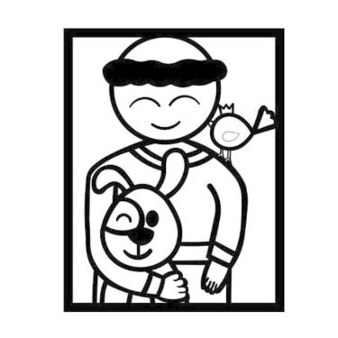 Imagem de Quadro decorativo São Francisco de Assis