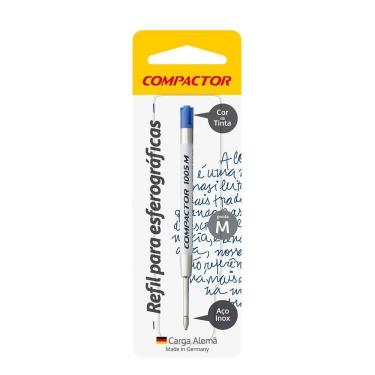 Imagem de Carga Caneta Esferografica Azul 1005 Metalica Unidade