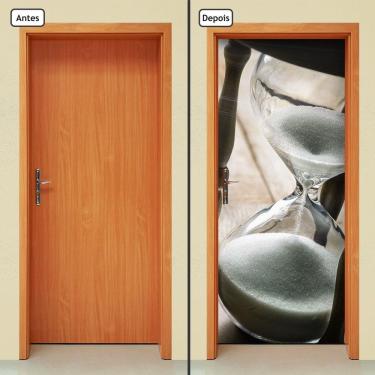 Imagem de Adesivo Decorativo de Porta - Ampulheta - 416cnpt