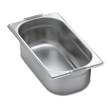 Imagem de Cuba Gn Aço Inox 1/3 100 Mm Com Alça Gourmet Mix