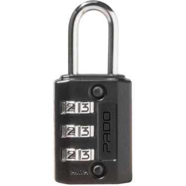 Imagem de Cadeado Segredo Zamac Preto Sz 20 3 Segredos