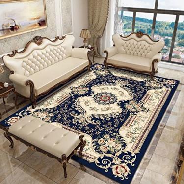 Imagem de youyoucool Tapetes multicoloridos – Tapetes modernos com padrões abstratos tapete de área de pilha média, 160 x 231 cm