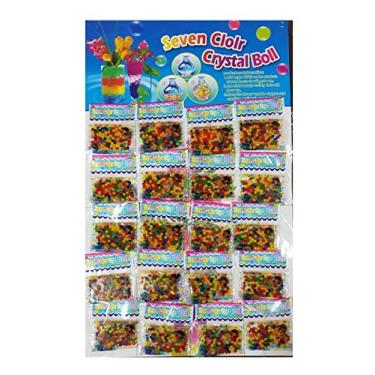 Imagem de MB 20 Sacos Bolinhas de Gel Planta Cresce Água Festa Decoração em Cristal