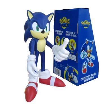 Imagem de Boneco Sonic Articulado Grande  Brinquedo