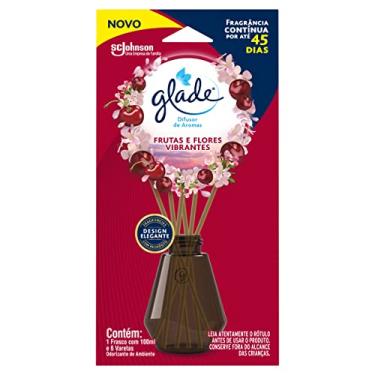 Imagem de Glade Aromatizador de Ambiente, Difusor Aroma Frutas e Flores Vibrantes, 100ml e 6 Varetas