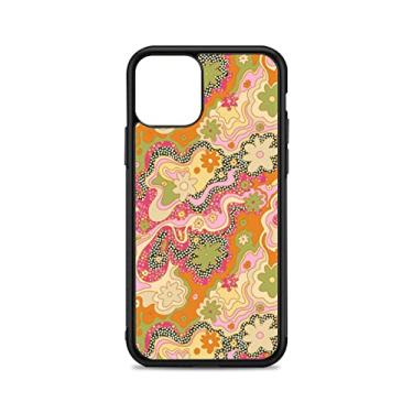 Imagem de Capa de telefone de flores fluindo para iphone 12 mini 11 pro xs max x xr 6 7 8 plus se2020 silicone de e capa de plástico rígido, a2, para iphone 12pro max
