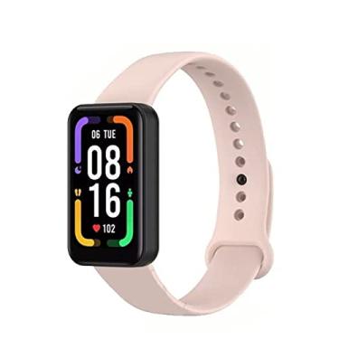 Imagem de Pulseira Para Xiaomi Redmi Mi Smart Band Pro Bracelet Colorida De Silicone Para Reposi��o (Rosa)
