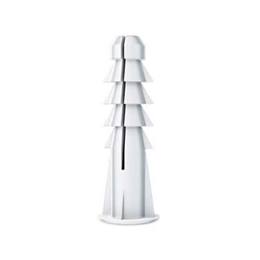 Imagem de Sforplast Bucha Sd Plástica Com Aba 6 Mm - 100 Peças