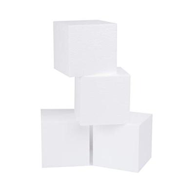 Imagem de Silverlake Craft Foam Cubes - American-Made Hard Foam - 4-Pack 6x6x6" EPS Blocks for Pr...