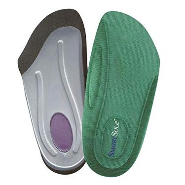 Imagem de Palmilhas de exercícios SmartSole para fascite plantar, pés planos e alívio de caneleiras – palmilhas antifadiga para caminhada, corrida e sobreposição – conforto o dia todo – suporte de arco e calcanhar de 3/4