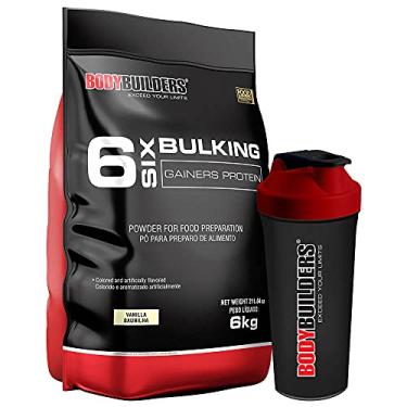 Imagem de Kit 6 Six Bulking 6kg + Coqueteleira – Bodybuilders Sabor Baunilha