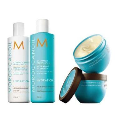 Imagem de Moroccanoil Shampoo E Condicionador + Máscara Hidratante 250ml